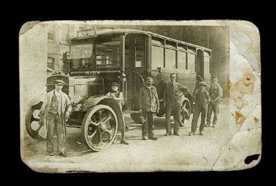  Pontefract Castleford Bus postcard