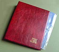 postcard album